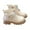 White, variant on Fozruso Girls Platform Boots Winter Warm Lined Casual Ankle Booties Fashion Footwear For Toddler Youth Kids,Side Zipper Combat Boots Sizes 10 Little Kid(3.5-4 Years)