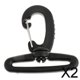 thumbnail image 1 of 6xNylon Gancho Giratorio Gancho Clip Mochila Correas Hebilla Negro 50MM 2 piezas, 1 of 7