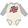 thumbnail image 3 of Inktastic I Love Racing with Tire Marks Boys or Girls Long Sleeve Baby Bodysuit, 3 of 5
