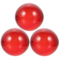 thumbnail image 1 of Boules de Verre Rouges Art Artisanat Décoration Maison 3Ensemble 1.2 Po, 1 of 8