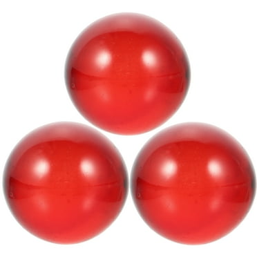 Nadi 3Pcs Glass Balls Decoration Desktop Decorative Glass Sphere Display Globe for Home Office