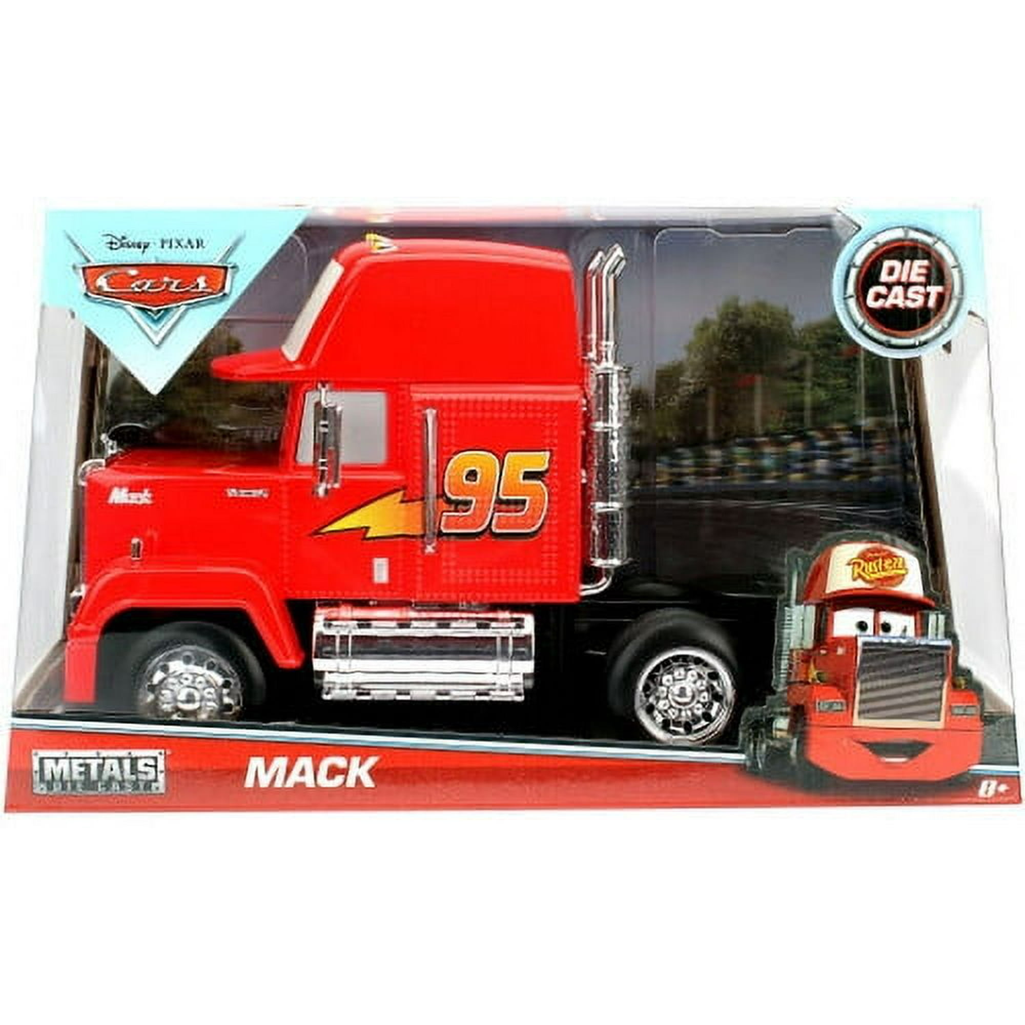 Jada Disney Pixar Mack Trailer Cars Movie 1/24 Diecast Model