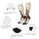thumbnail image 3 of Fotbe Vintage Cowboy Riding Horse Calcetas Divertidas Estampadas para Hombre y Mujer, Calcetas de Algodón hasta la Rodilla para Caminar, Correr, Enfermería y Embarazo, 3 of 6