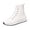 17#White, variant on Retro High Top Sneakers for Women Lace Up Comfort Platform Walking Canvas Shoes with Zipper Faux Leather Fall Ankle Boots
