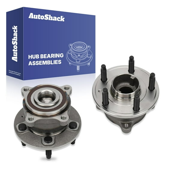 AutoShack Rear Wheel Hub Bearing Assemblies Left & Right with ABS Replacement for 2011-2012 Chevrolet Cruze 2-PC Set
