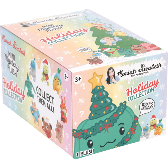 Moriah Elizabeth - Mini Mystery Plush Holiday Collection Blind Box, 6" Plush (Single Unit)