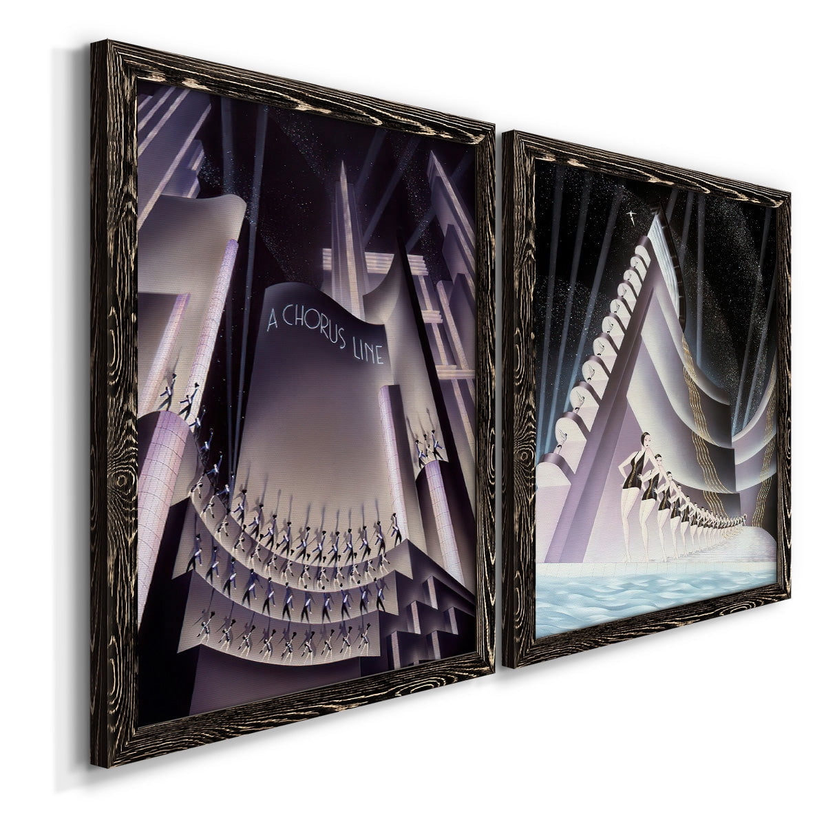 A Chorus Line - Premium Framed Canvas 2 Piece Set - Ready to Hang
