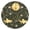 Ethere, variant on Retro Sunflower Graphic Round Tablecloth Elastic Edge Waterproof Rustic Farmhouse Dining