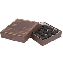 ESTINK Pool Tips,50pcs/box 12mm Tips Kit Snooker Red Leather Stick Tips For Pool Eight Nine Ball,Red Billiard Tips