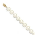 thumbnail image 2 of 14K Yellow Gold bracelet Pearl Freshwater Near Round White 7.5 in 10.5 mm, 2 of 3