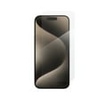 thumbnail image 4 of ZAGG InvisibleShield – Apple iPhone 15 Pro Glass Shield Clear Screen Protector, Easy Installation with Precise Install Tray, 3x Stronger Glass, Impact & Scratch Protection, 4 of 9