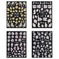thumbnail image 1 of Calcomanías adhesivas para decoración de uñas de flores, autoadhesivas 5D, decoración de uñas, arte de uñas acrílico DIY, 4 hojas, 7,8*6cm, 1 of 6