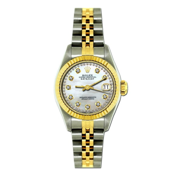 Pre-Owned Rolex Datejust 26mm Yellow Gold and Stainless Steel Bracelet