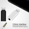 thumbnail image 2 of Biplut Audio Adapter Professional Universal Multifunctional High Fidelity Sound Stable Signal Audio Conversion Portable Type-C USB-C to 3.5mm Headphone Jack Converter for External Microphone (White), 2 of 13