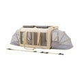 thumbnail image 2 of Transportín grande para gatos, transpirable, para 2 gatos, para viajes, plegable Beige, 2 of 8