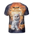 thumbnail image 2 of Mummy Persian Happy Halloween with Pumpkins Bats Spooky Fun All Over Print 3D Shirt Unisex Merch Cat Lover Kitten Owner Gifts - 00019, 2 of 6