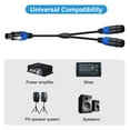 thumbnail image 2 of Speakon Splitter Cable,1 Male to 2 Female XLR Y Splitter Speakon Splitter Cable Speakon 1-Male to 2-Female（1Pack）, 2 of 8