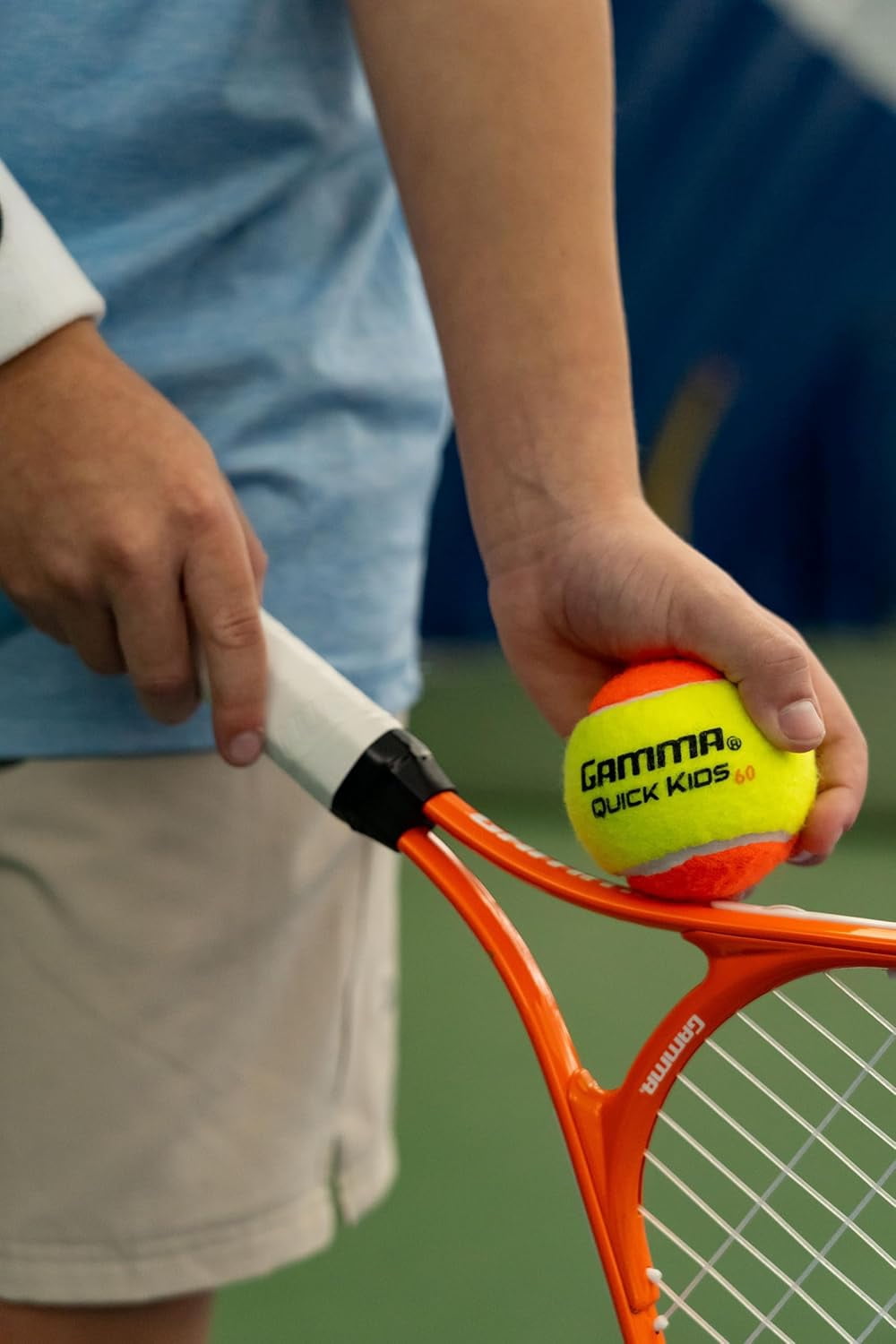 GAMMA Quick Kids 60 Training Tennis Balls for Kids & Beginners, Box of 48