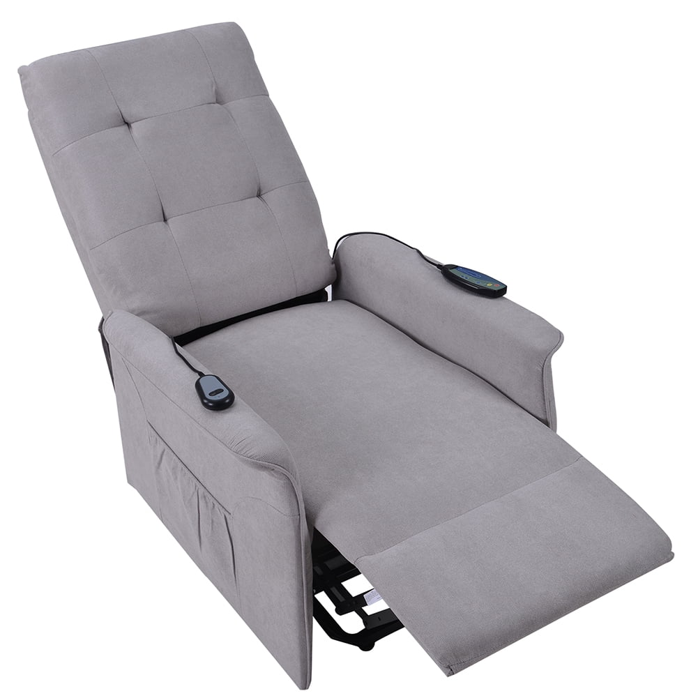 Private Jungle Power Lift Chair for Elderly with Adjustable Massage Function, Heat Recliner Chair for Living Room, Light Grey Private Jungle Power Lift Chair for Elderly with Adjustable Massage Function, Heat Recliner Chair for Living Room, Light Grey
