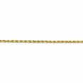 thumbnail image 3 of 10K Yellow Gold 2.25mm Diamond-Cut Rope Chain (30 X 2.25) Made In Peru 10k018-30, 3 of 5