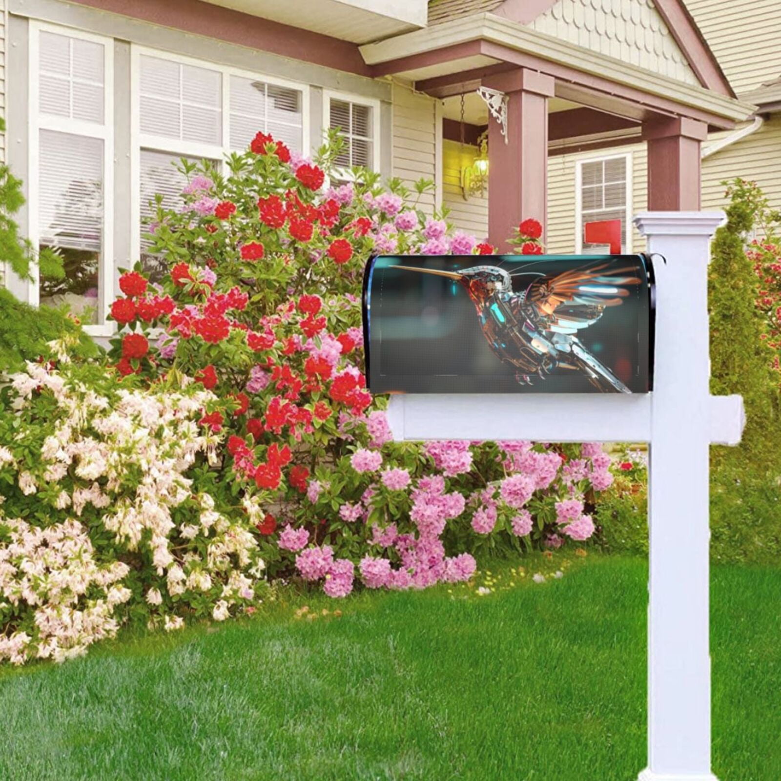 Kdxio Magnetic Mailbox Cover 21x18 in Mailbox Cover Outdoor Decoration Holiday Mailbox Covers for Home Garden Yard-21x18 in