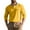 AQ17_Yellow, variant on Resicozy Mens Long Sleeve Polo Shirts Classic Casual Button Solid Color Lightweight Collared Golf Shirt with Pockets Black 2XL