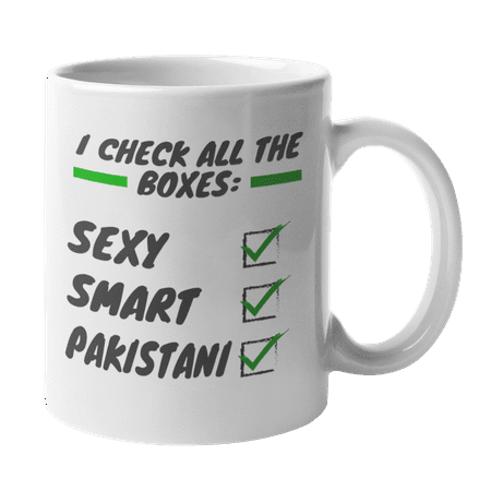 

Smart Pakistani Pakistan Themed Coffee & Tea Gift Mug (11oz)