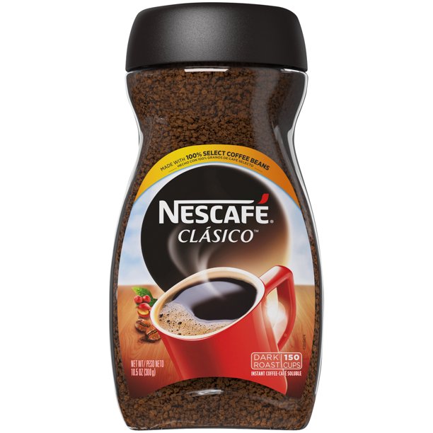 8 Pack Nescafe Clasico Dark Roast Instant Coffee 10 5 Oz Jar Walmart Com Walmart Com