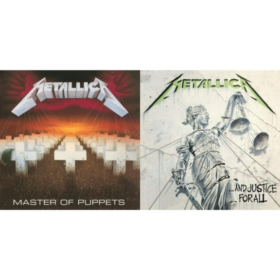 Master Of Puppets (Remastered) & And Justice For All (Remastered) [LP Vinyl Bundle]