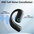 thumbnail image 6 of xjwjuw Hanging Ear Bluetooth Openear Headphones 5.3, Low Latency & High Battery, Intelligent Noise Reduction & Lightweight, True Wireless for Business, Sports, Daily Use, 6 of 7