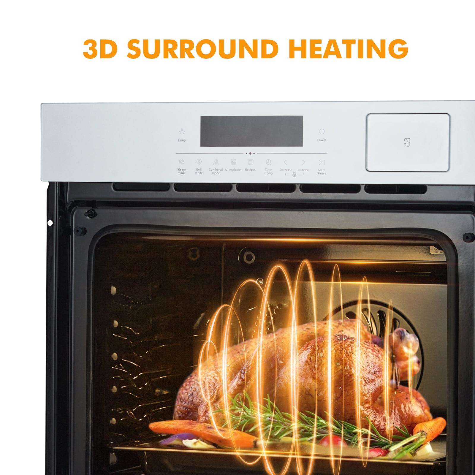 Tzou 24" 3000W Electric Single Wall Oven