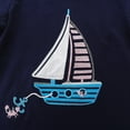 thumbnail image 5 of Esaierr Kids Toddler Boys Clothing Two Piece Set Summer Cotton Embroidery Boys Tees Shorts Outfit for 2-8 Years, 5 of 8