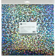 Etc Papers Holographic Film Cardstock 12"X12" 2/Pkg-Cracked