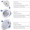 thumbnail image 3 of 3W LED swiveling recessed panel ceiling light spotlight recessed ceiling light, cool white, 3 of 8