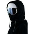thumbnail image 1 of Visland Skiing Hat Waterproof 3-in-1 Thickened Fleece Lining Outdoor Riding Headgear Adjustable Drawstring Snowproof Thermal Hood, 1 of 8