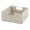 White Wash 1/2 Cube, variant on mDesign Woven Hyacinth Kitchen Basket Organizer with Handles, 8 Pack, Gray Wash