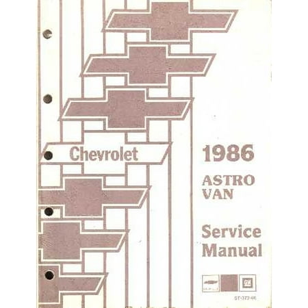 Astro Van Manual - Bishko OEM Repair Maintenance Shop Manual Bound for Chevy Truck Astro Van 1986