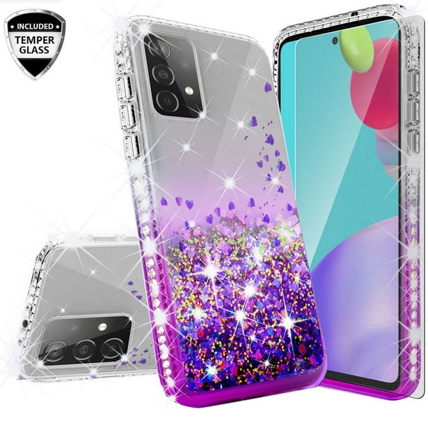 Case for Samsung Galaxy A32 5G Case with Tempered Glass Screen