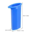 thumbnail image 4 of Miangastore Oval Slide Storage Case Blue 2Pack 3.5x1.8x0.8in, 4 of 8