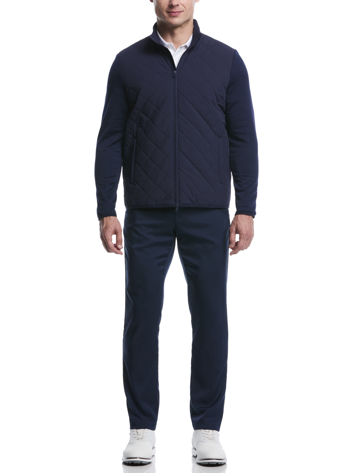 Ben Hogan Men's & Big Men's Performance Long Sleeve Full Zip Fiber-Fill Quilted Jacket, Sizes S-5XL