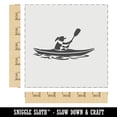 thumbnail image 2 of Woman Paddling Kayak Side View DIY Cookie Wall Craft Stencil - 5.5 Inch, 2 of 5