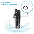 thumbnail image 2 of 2PCS Keychain Pill Holder,Portable Aluminium Alloy Waterproof Pill Box Container,Small Mini Pill Case for Outdoor Travel or Pocket, 2 of 5