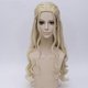 thumbnail image 2 of Game of Thrones Daenerys Targaryen Cosplay Wig Synthetic Hair Long Wavy Dragon of Mother Wigs Halloween Party Costume for Women, 2 of 5