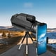 thumbnail image 1 of Mini telescopio monocular Jacenvly de 12 x 50 HD con visión nocturna para una aventura definitiva, compacto y portátil para caza, camping, senderismo y observación de aves., 1 of 8