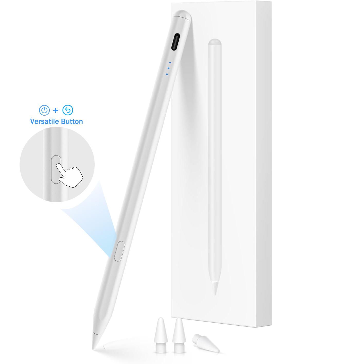 Universal Aluminum Stylus Pen – Lightweight & Touch Compatible For Phone, IPad, Tablet