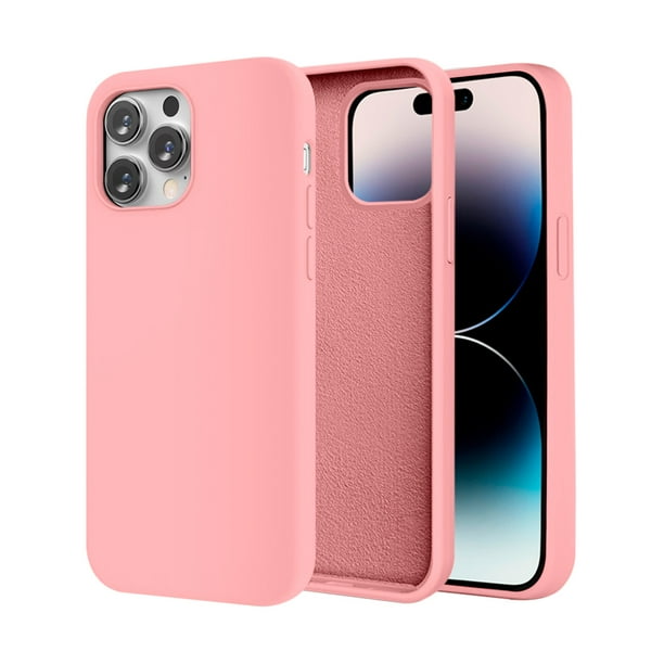 Funda de Protección para iPhone 14 Pro Max - Sovico - Silicón con Forro de Microfibra