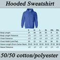 thumbnail image 2 of Gildan Heavy Blend Fleece Hooded Sweatshirt, Men's Pullover Royal Pocket Hoodie, XL, 2 of 5