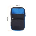 thumbnail image 2 of Uxcell Cartera de Cuello para Viajes, Soporte para Pasaporte Cartera de Cuello Organizador de Viaje, Azul Cielo, 2 of 6