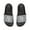Black, variant on Effete Feline Claw Marks Scratch Women Removable-Strap Sandals