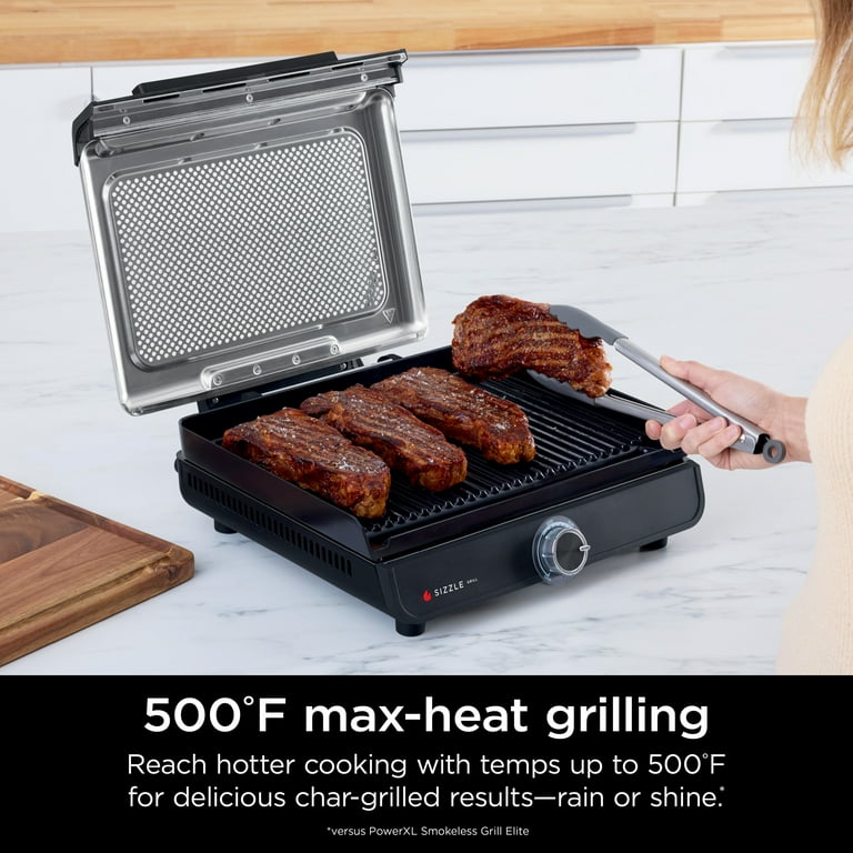 Searing Grill 118 in. Stainless Steel Indoor Grill with Non-Stick